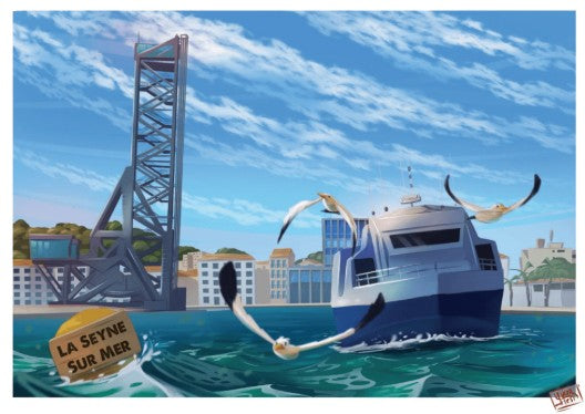 Affiche "La Seyne sur Mer"