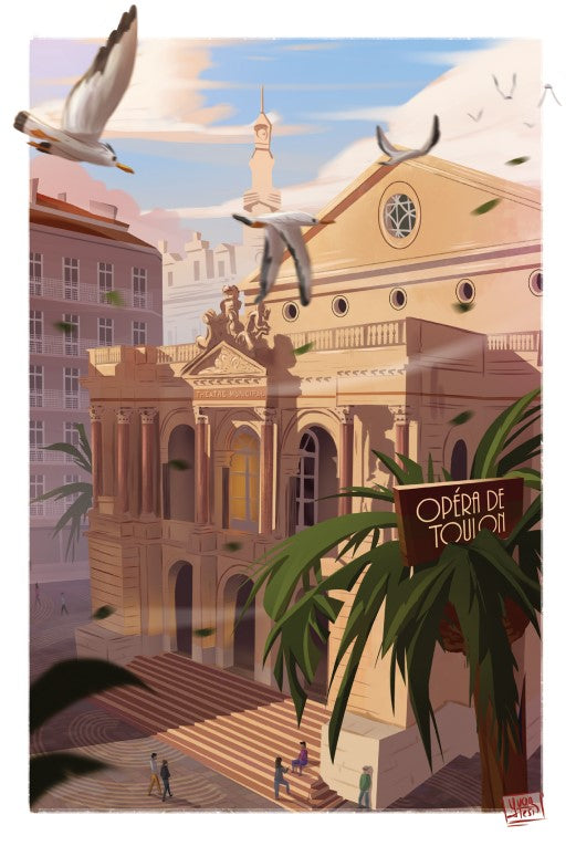 Affiche "Opéra de Toulon"