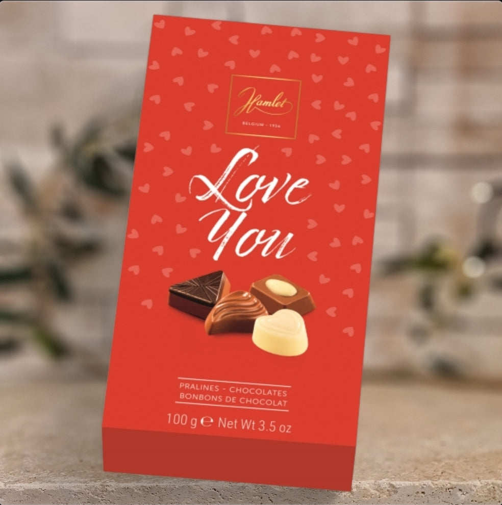 Boite chocolats voeux 100g