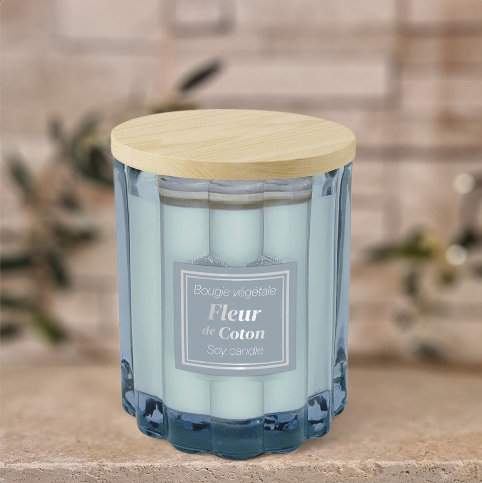 Bougie Végétale Fleur de Coton