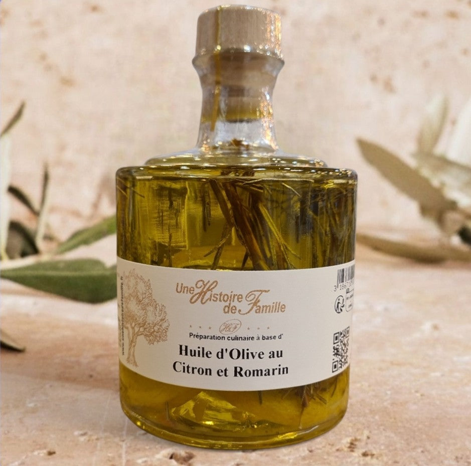 Huile d'Olive au Citron et Romarin Empilable