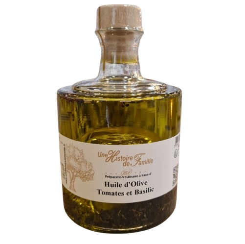 Huile d'Olive Tomates et Basilic Empilable