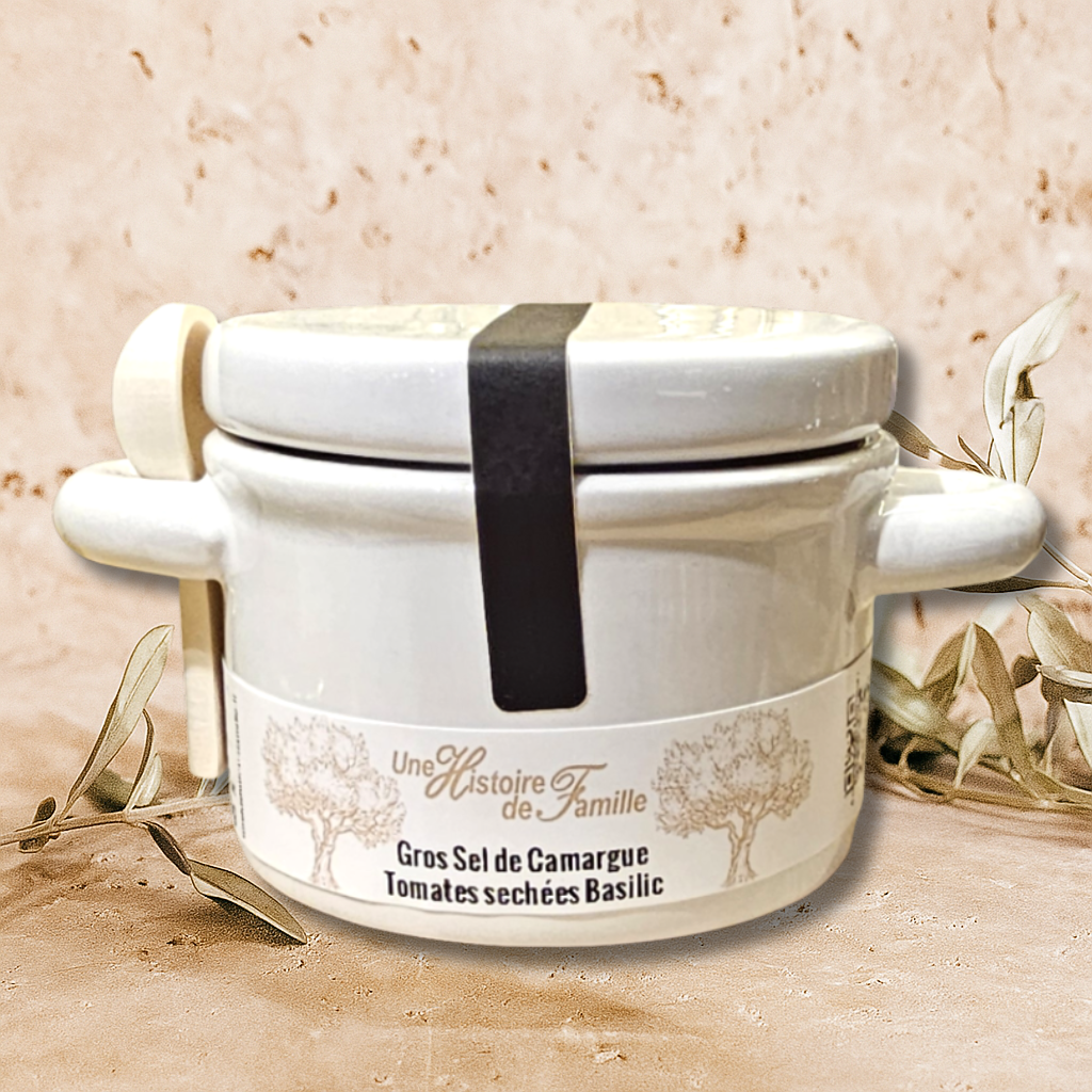Fleur de Sel de Camargue Tomate séchée & Basilic