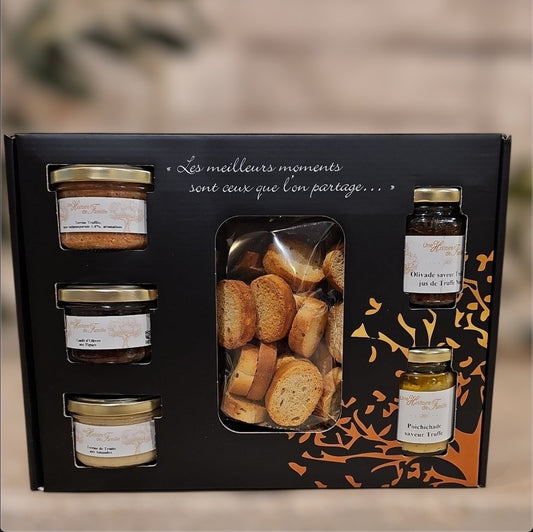 Coffret apéritif gourmet – Saveurs truffées & provençales