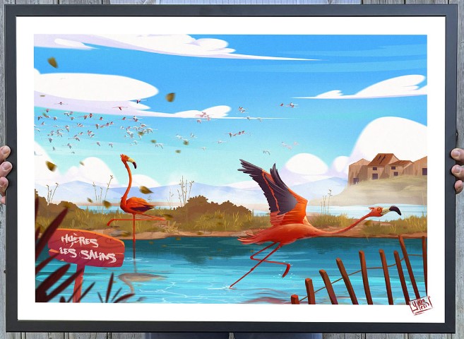 Affiche "Les Salins"