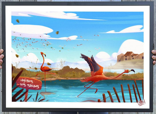 Affiche "Les Salins"