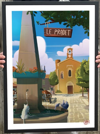 Affiche "Place du Pradet"