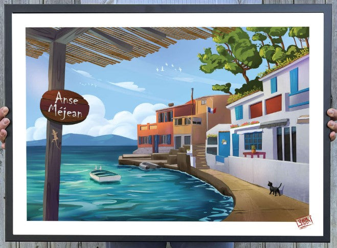 Affiche "Anse Méjean"