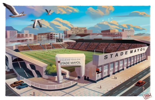 Affiche "Stade Mayol"