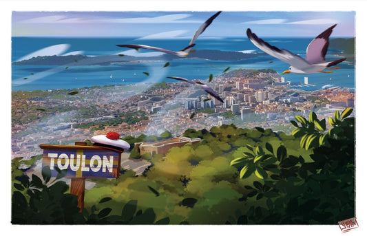 Affiche "Rade de Toulon"