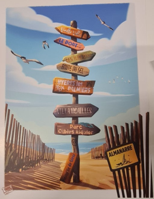 Affiche "Panneaux Hyères"