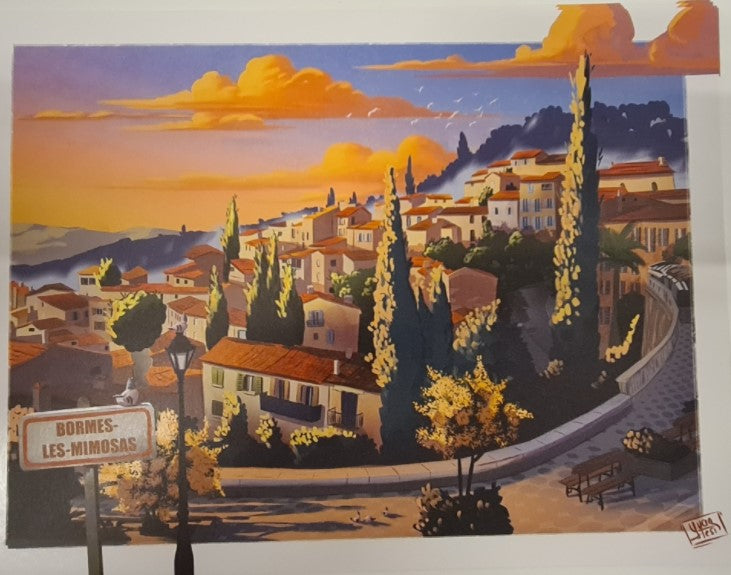 Affiche "Bormes les Mimosas"