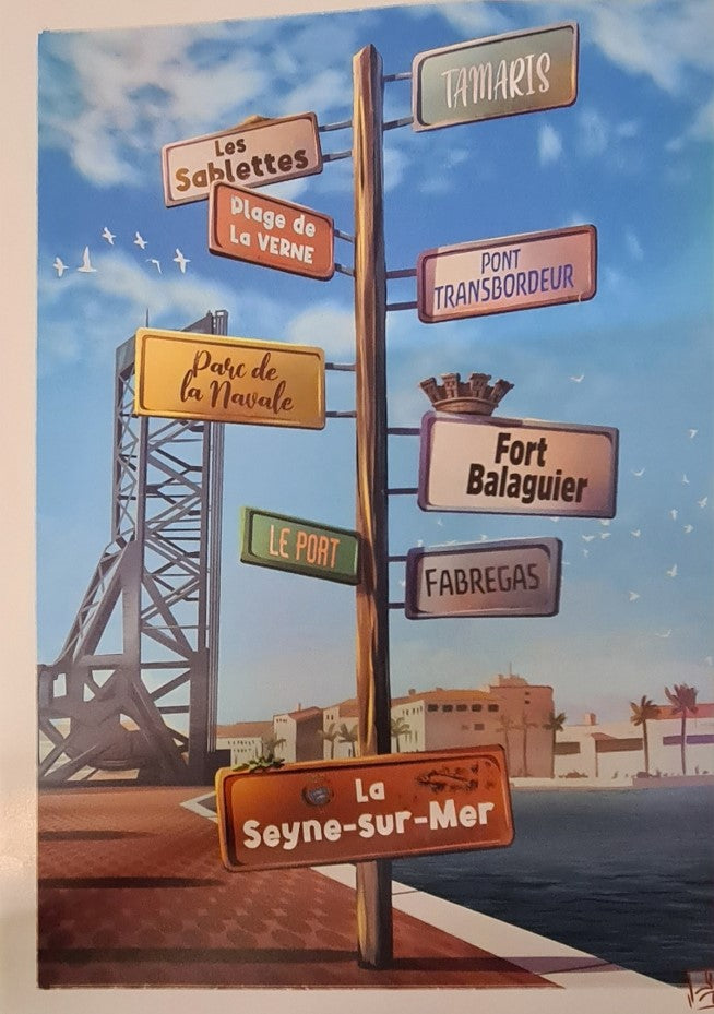 Affiche "Panneaux La Seyne"
