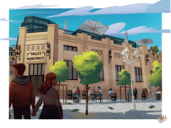 Affiche "Halles de Toulon"