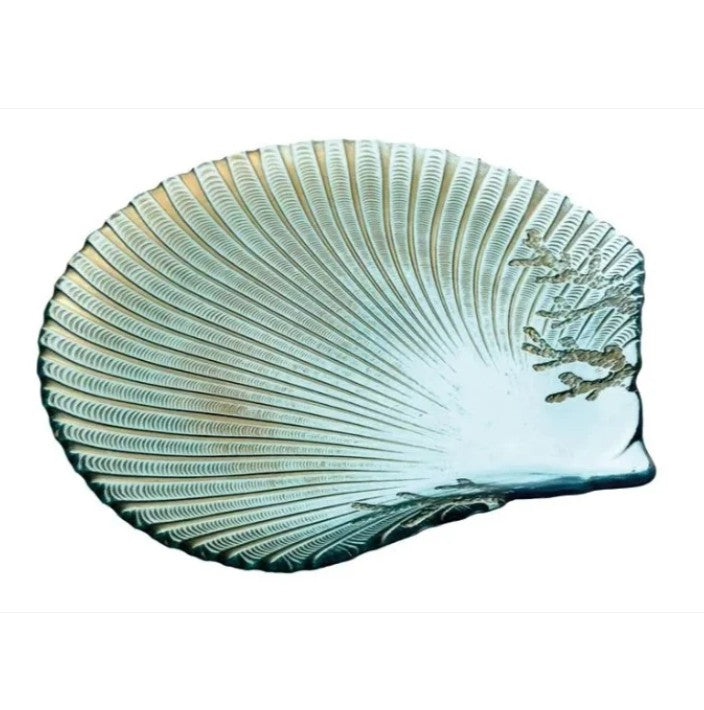 Coupelle décorative forme coquillage – Bleu mer