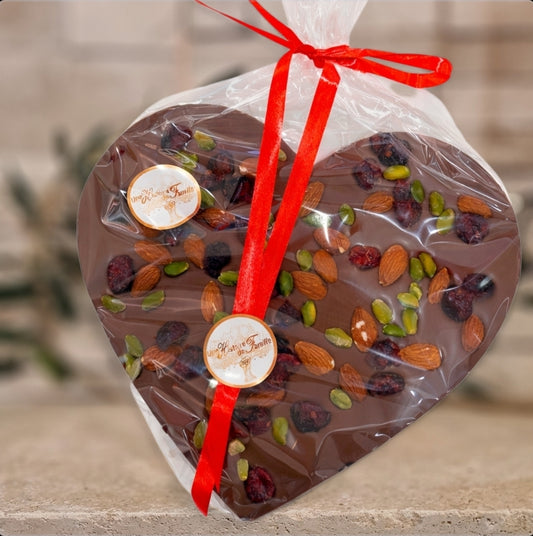 Coeur Fruits secs chocolat Noir