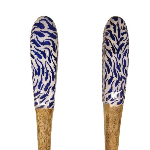 Couverts à salade en bois de manguier
