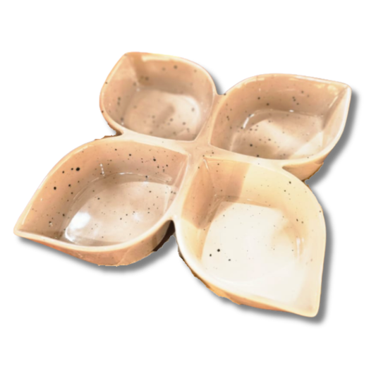 Plateau 4 compartiments - Beige Taupe