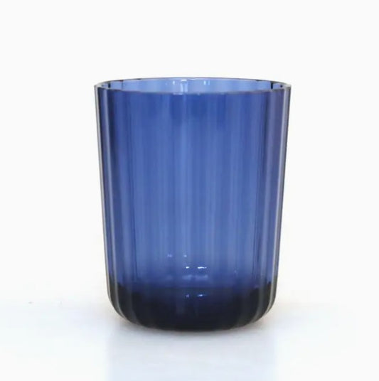 Verre à eau en acrylique bleu