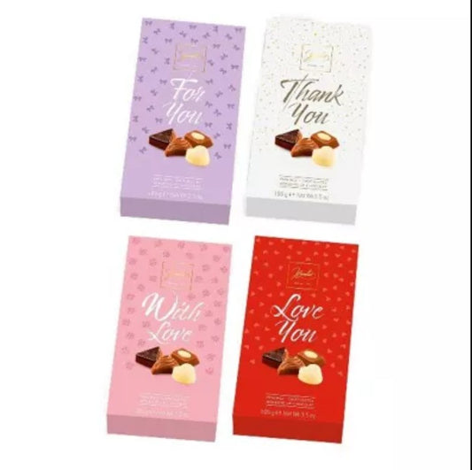 Boite chocolats voeux 100g