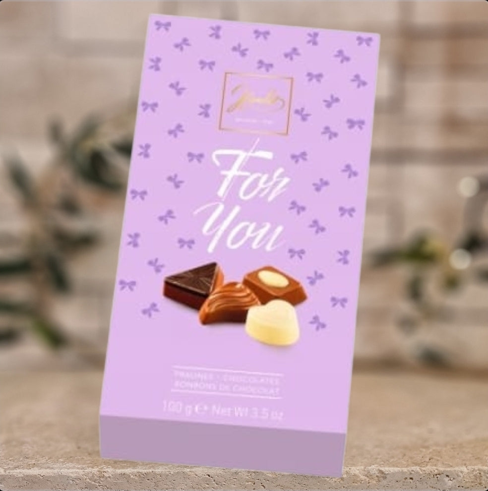 Boite chocolats voeux 100g