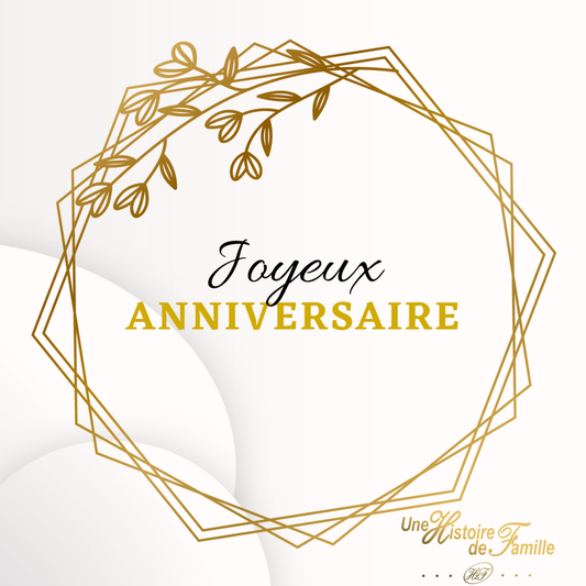 Carte anniversaire