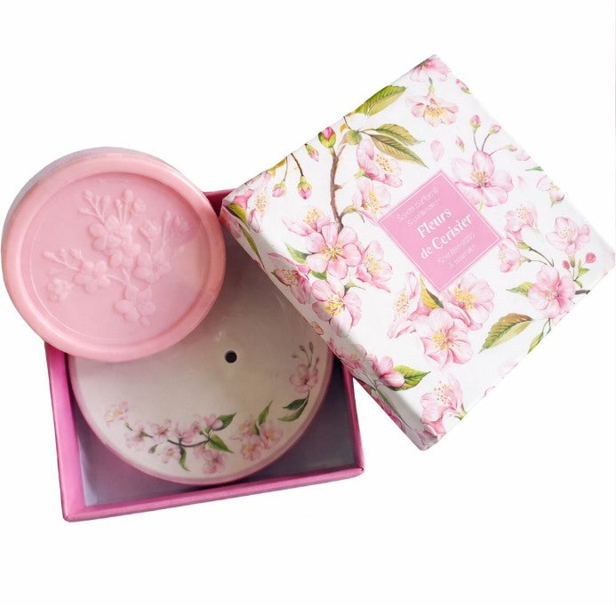Porte savon Fleur de Cerisier