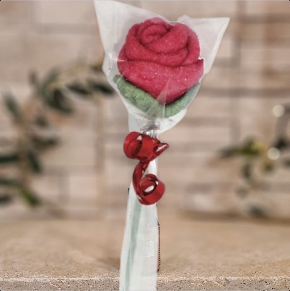 Brochette de Guimauve - Rose rouge