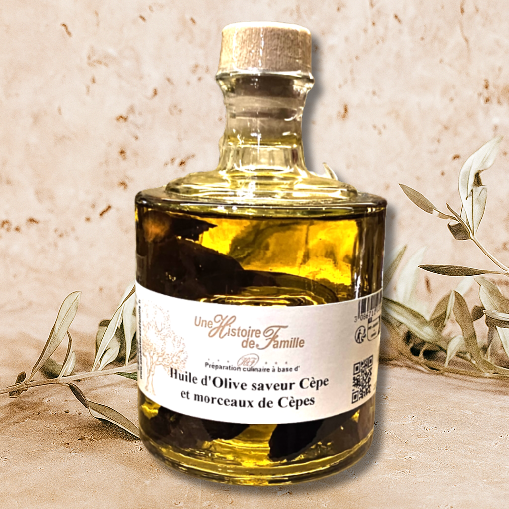 Huile d'Olive aux Cèpes