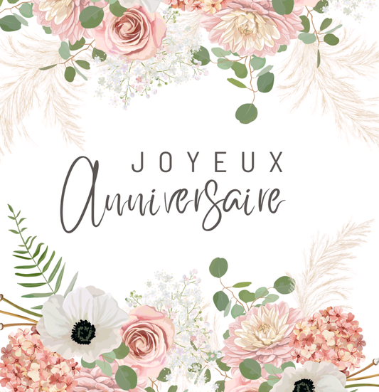 Carte anniversaire