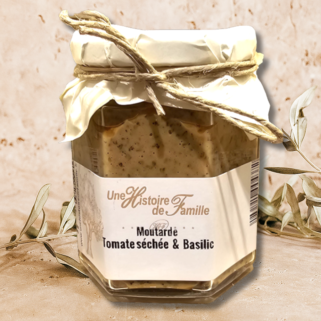 Moutarde Tomate séchée & Basilic