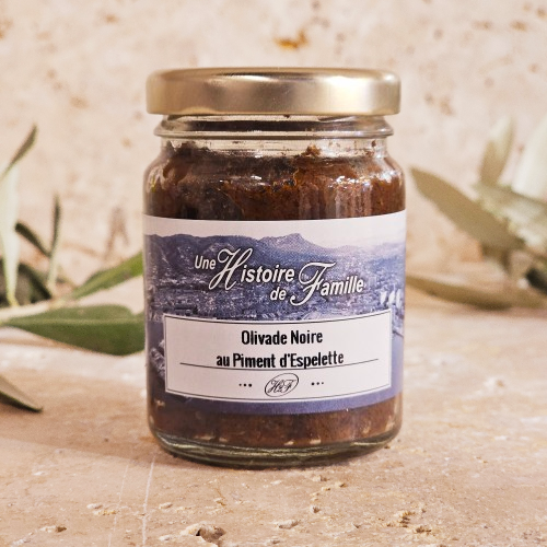 Olivade Noire au Piment d'Espelette