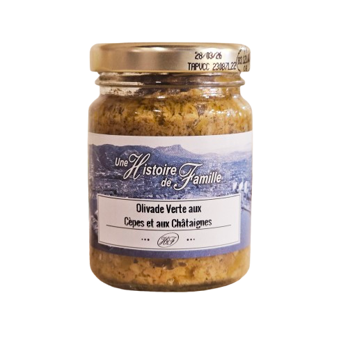 Olivade Verte aux Cèpes et aux Châtaignes
