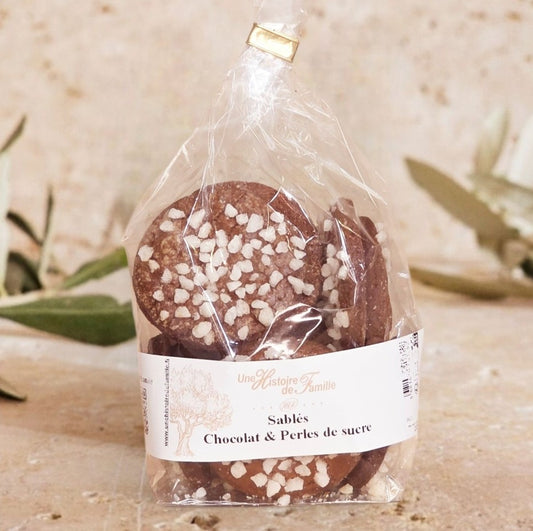 Sablés Chocolat et Perles de sucre