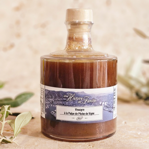 Vinaigre à la Pulpe de Pêche de Vigne Empilable