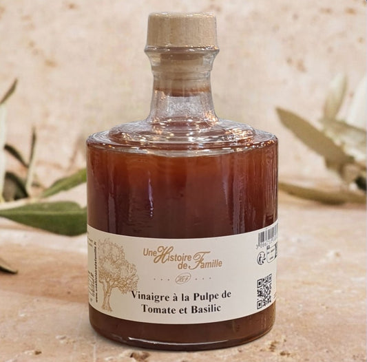 Vinaigre à la Pulpe de Tomate et Basilic Empilable