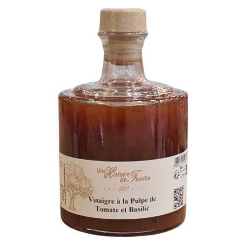 Vinaigre à la Pulpe de Tomate et Basilic Empilable