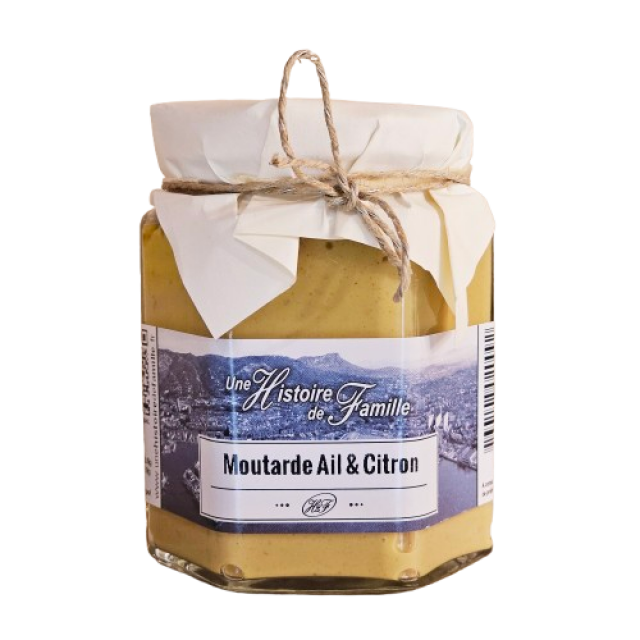 Moutarde aromatisée Ail-Citron