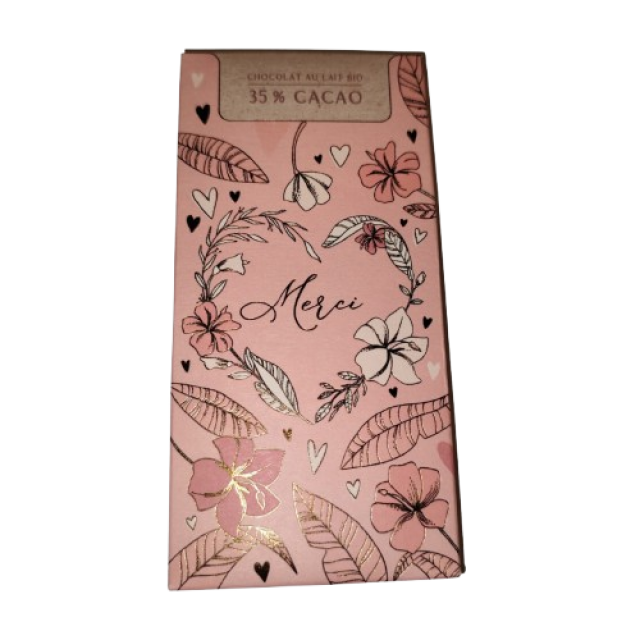 Tablette de chocolat au lait 35%