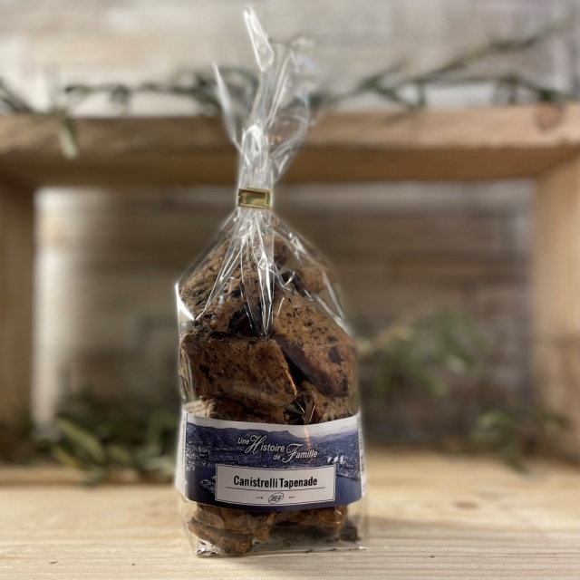 Canistrelli  la Tapenade