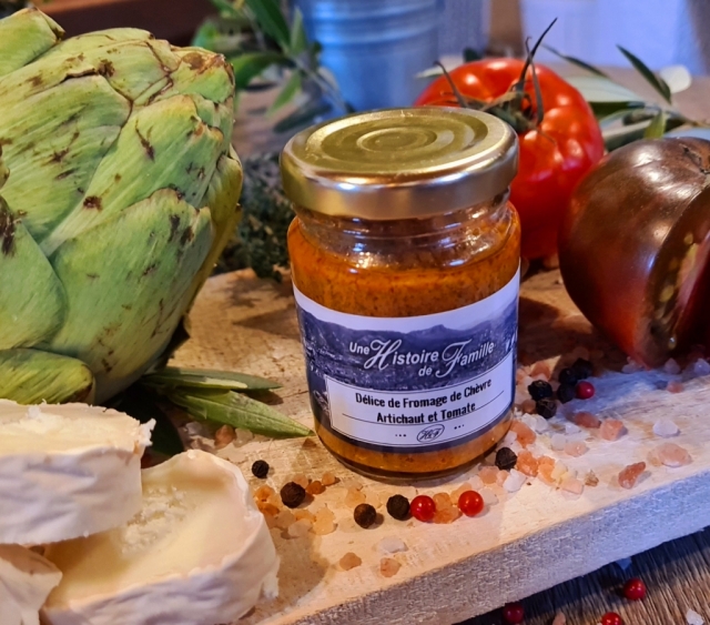 Dlice de Fromage de Chvre Artichaut et Tomate 80gr