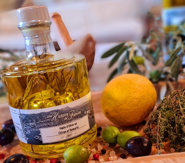 Huile d'olive Citron et Romarin Empilable