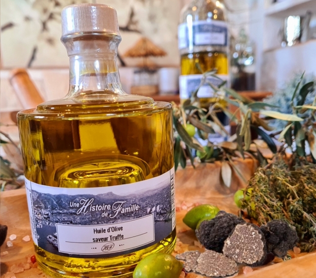 Huile d'olive saveur Truffe Empilable