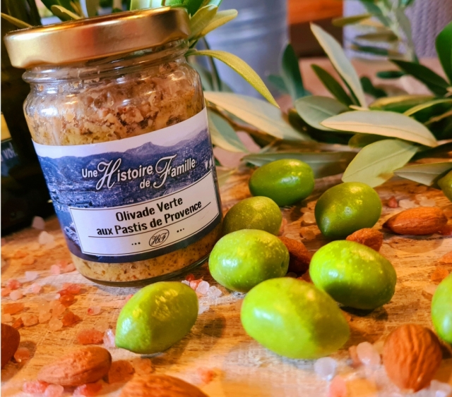 Olivade Verte aux Amandes 80g