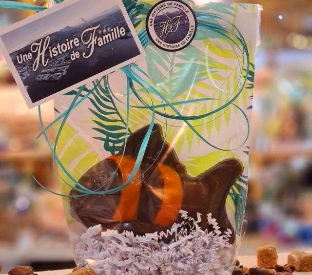 Poisson aquarium  chocolat NOIR